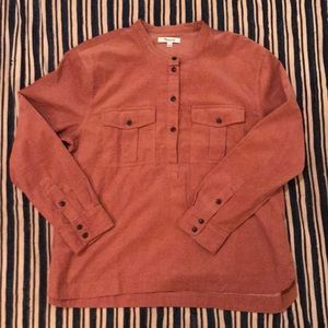 Madewell Corduroy Utility Popover sz M